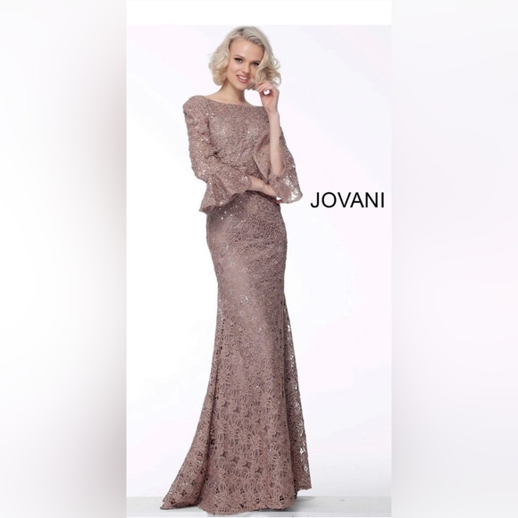 Jovani Dresses & Skirts - Jovani Evening Gown in Taupe